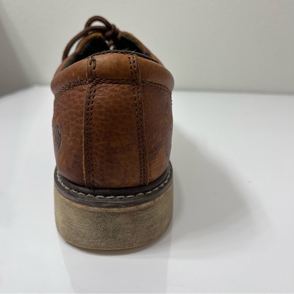 Cactus Light Brown Work Boots Size 9.5 Moc Toes 422M Soft Toe - Picture 5 of 10